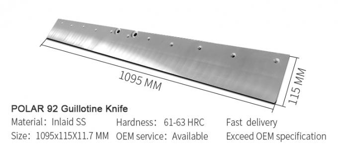 পোলার বা কাস্টমাইজড পেপার গিলোটিন মেশিন কাটিং ব্লেড পেপার কাটার ছুরি 3