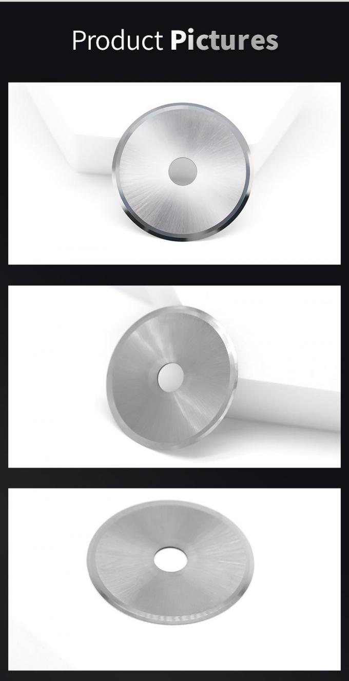 ওএম / ওডিএম বৃত্তাকার ছুরি কাটিয়া গামযুক্ত টেপ কাগজ টিউব কাটিয়া বৃত্তাকার ব্লেড 5