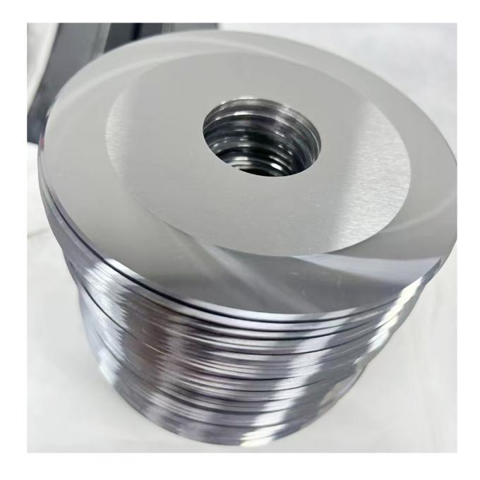 বৃত্তাকার স্লিটিং কাটার ব্লেড রোটারি ব্লেড স্লিটিং মেশিন পেপার পাইপ আঠালো টেপ রিওয়াইন্ডিং কাটিং মেশিন রাউন্ড ব্লেড 0